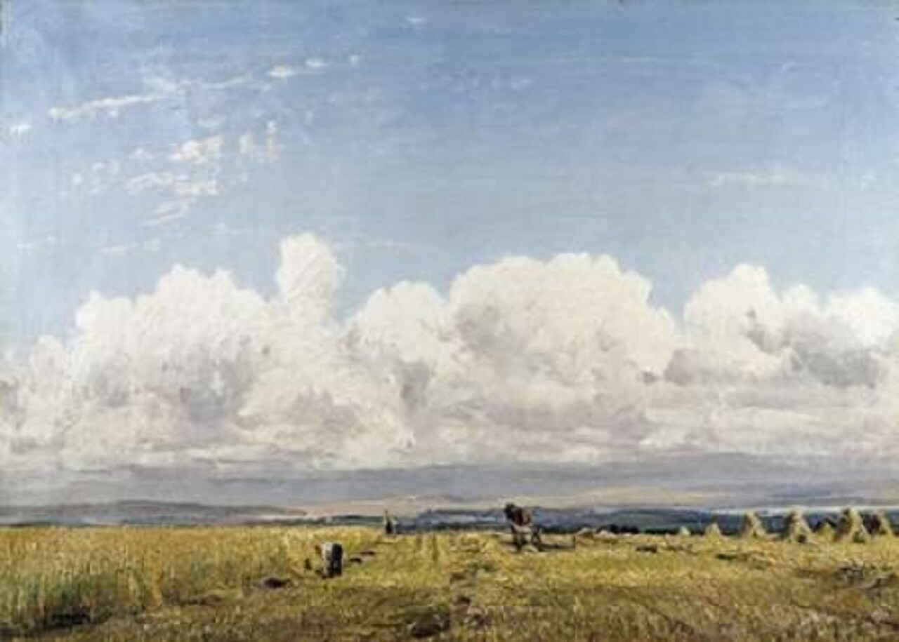 Building Haystacks Poster Print by William Page Atkinson Wells - Item # VARPDX265797